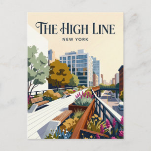 The High Line USA Postcard