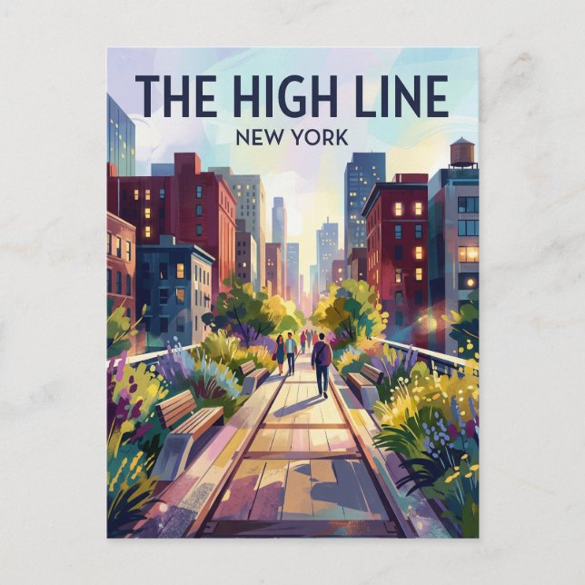 The High Line USA Postcard (Front)
