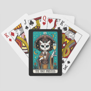 The High Priestess Cat Tarot Playing Cards