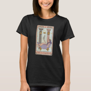 The High Priestess Weed Tarot Card Face Moon Sun A T-Shirt