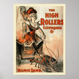 The High Roller Extravaganza Vintage Poster