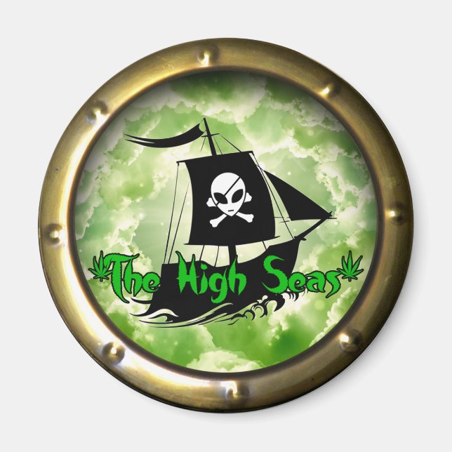 The High Seas Podcast Magnet (Front)