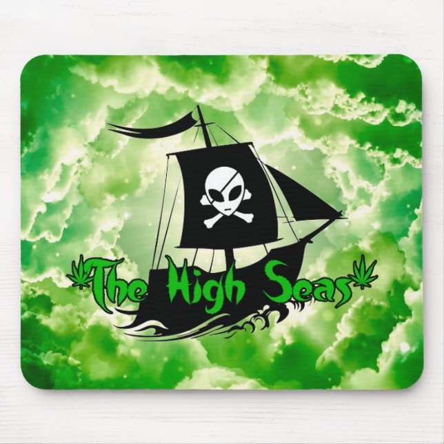 The High Seas Podcast Mouse Mat (Front)