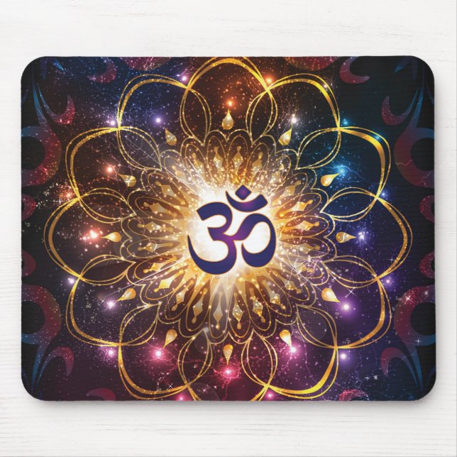 The higher power of Om Mouse Mat (Front)