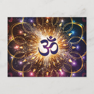 The higher power of Om Postcard