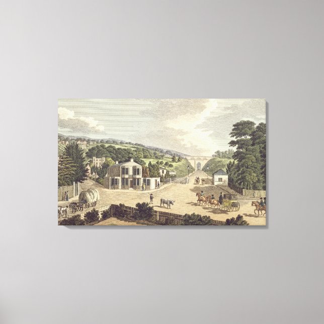The Highgate Archway Canvas Print (Front)
