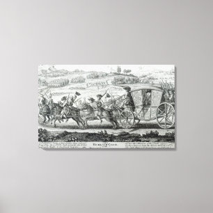 The Highland Chase, 21st February 1745 Canvas Print