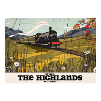 The Highlands Of Scotland Travel Poster