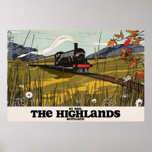 The Highlands Of Scotland Travel Poster