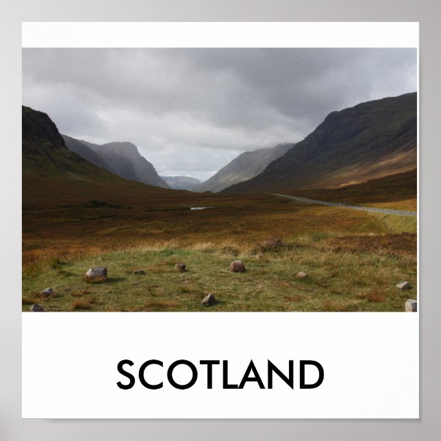 The HIghlands, SCOTLAND Poster (Front)