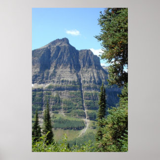the Highline Trail - Glacier National Park Montana Poster