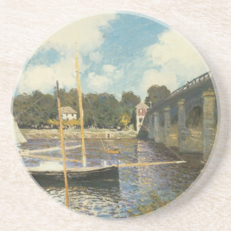 The Highway Bridge at Argenteuil by Claude Monet Coaster