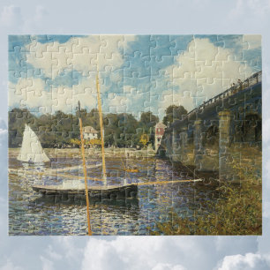 The Highway Bridge at Argenteuil by Claude Monet Jigsaw Puzzle