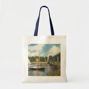 The Highway Bridge at Argenteuil by Claude Monet Tote Bag