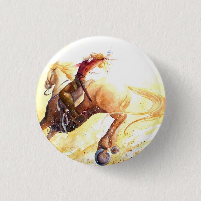 The Highwayman 3 Cm Round Badge (Front)