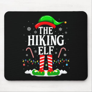The Hiking Elf Xmas Funny Matching Family Group Ch Mouse Mat