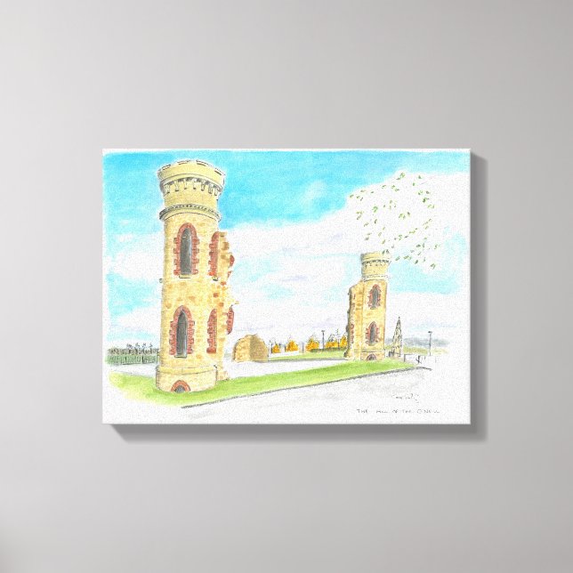 The Hill of the O`Neill Stretched Canvas Print (Front)