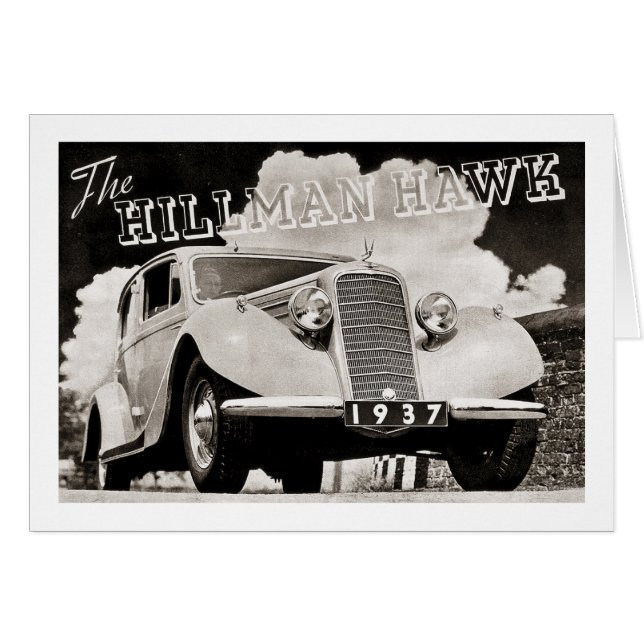 The Hillman Hawk 1937 (Front Horizontal)