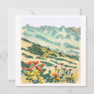 The Hills Are Alive - Art Print Card