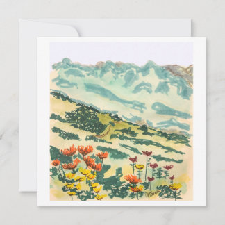 The Hills Are Alive - Art Print Card