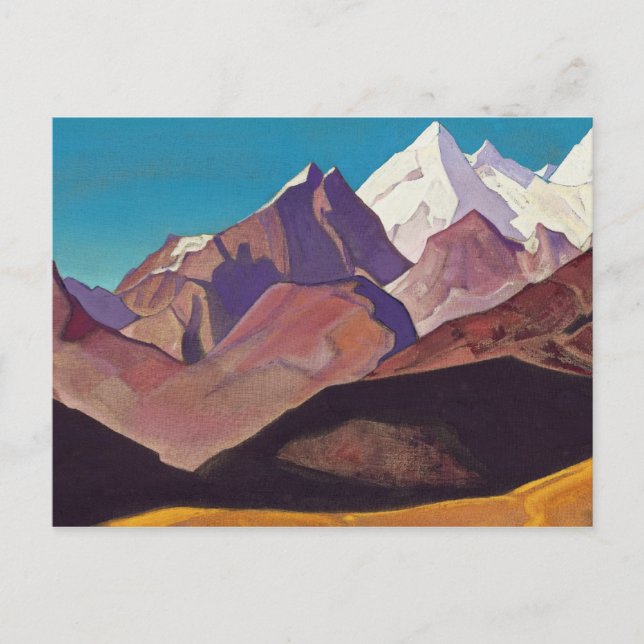 The Himalayas, 1932 by Nicholas Roerich Postcard (Front)