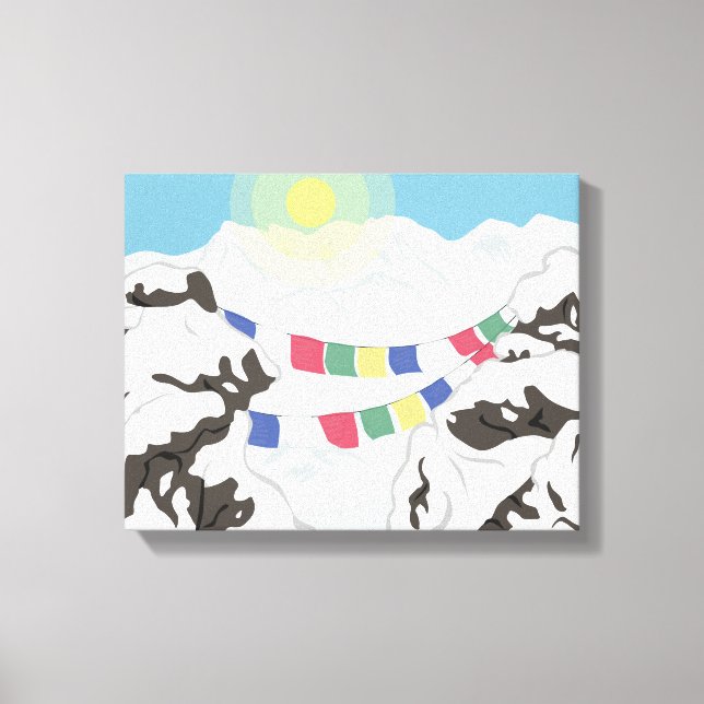 The Himalayas Canvas Print (Front)
