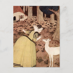 “The Hind” by Edmund Dulac Postcard