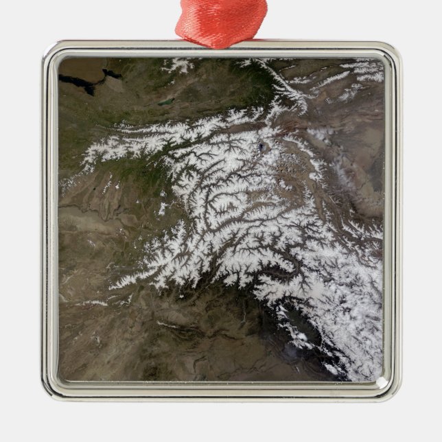 The Hindu Kush Metal Tree Decoration (Front)