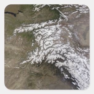 The Hindu Kush Square Sticker