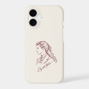 The Hintons Beth Burgundy on Ivory iPhone 17 Case