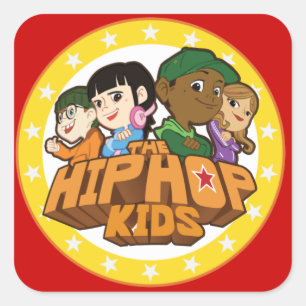 The Hip Hop Kids Logo Stickers