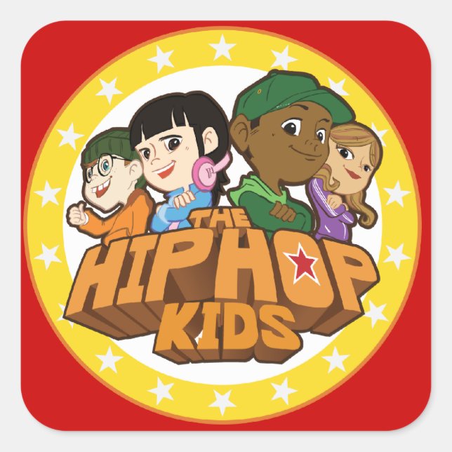The Hip Hop Kids Logo Stickers (Front)