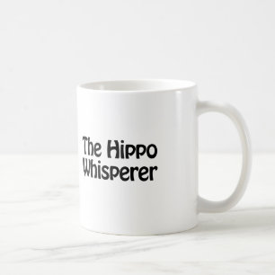 the hippo whisperer coffee mug