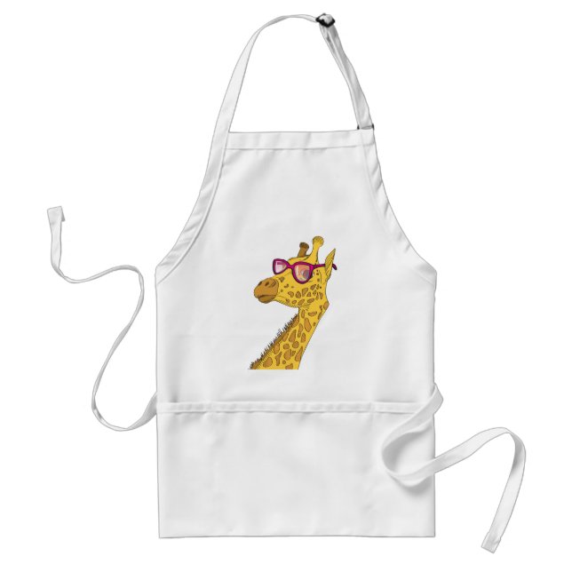 The Hipster Giraffe Standard Apron (Front)
