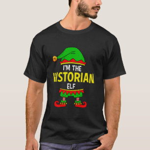 The Historian Elf Matching Family Christmas Long S T-Shirt