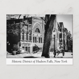 The Historic District of Hudson Falls Postcard