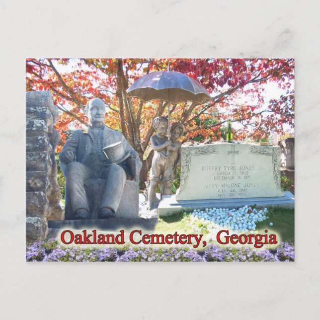 The Historic Oakland Cemetery, Atlanta, GA Postcard (Front)