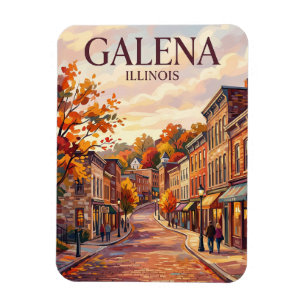 The Historic Village of Galena USA Magnet