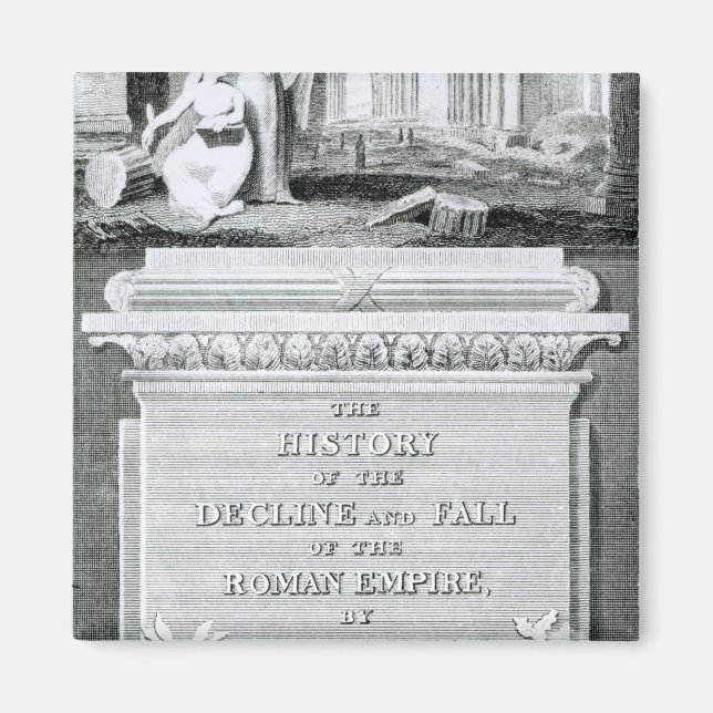 The History of Decline and Fall of  Roman Magnet (Front)
