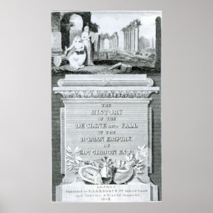 The History of Decline and Fall of Roman Poster