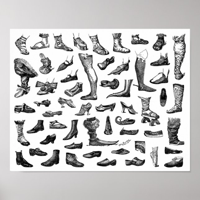 The History of Shoes Poster (Front)