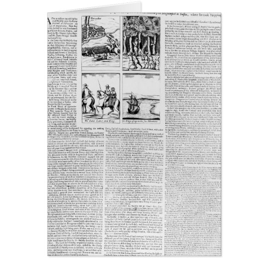 The history of the Battle of Worcester Card