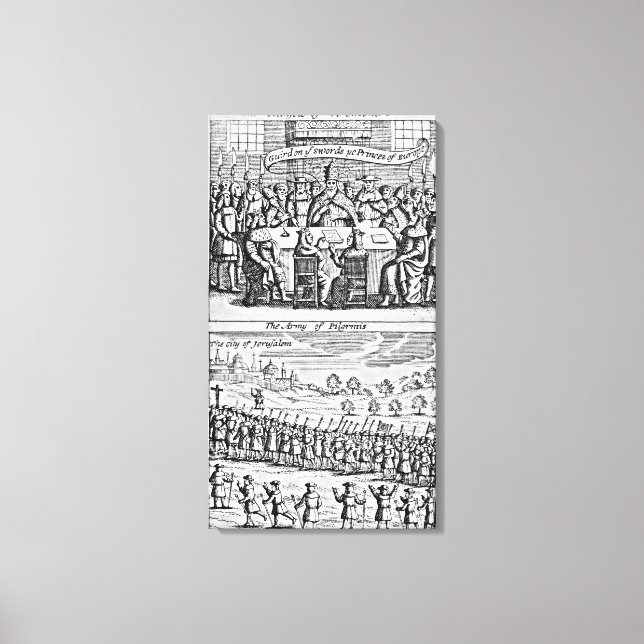 The History of the Holy War: Canvas Print (Front)