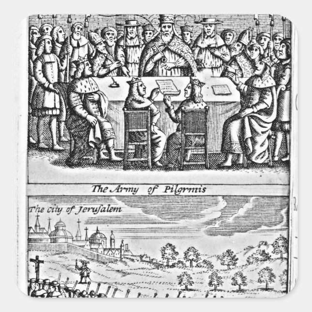 The History of the Holy War: Square Sticker (Front)