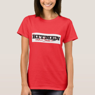 The Hitmen and a Dame Ladies Burnout t-shirt