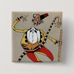 “The HM Woggle-Bug TE” by John R Neill 15 Cm Square Badge
