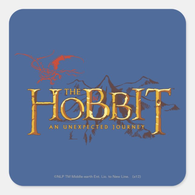 THE HOBBIT: AN UNEXPECTED JOURNEY™ SQUARE STICKER (Front)