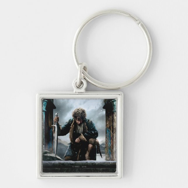The Hobbit - BILBO BAGGINS™ Movie Poster Key Ring (Front)