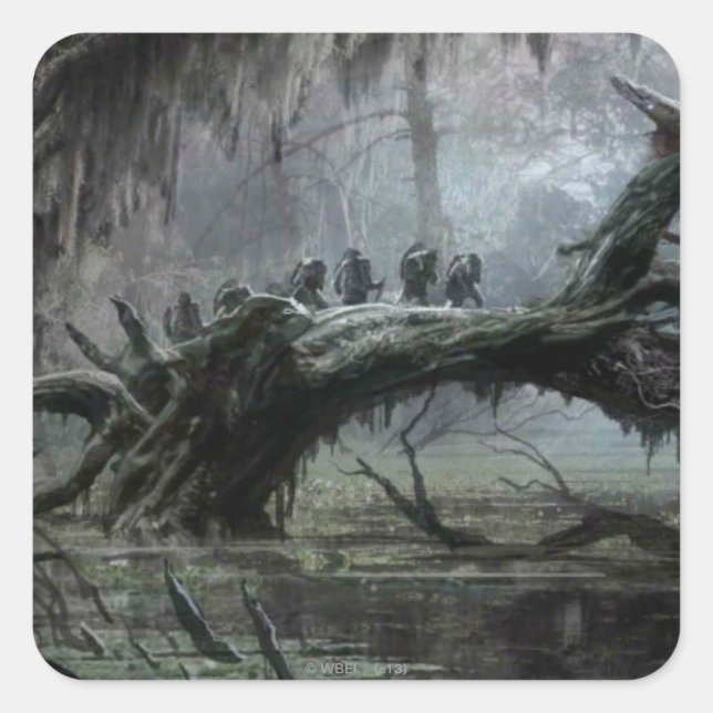 THE HOBBIT : DESOLATION OF SMAUG™ Concept Art 3 Square Sticker (Front)