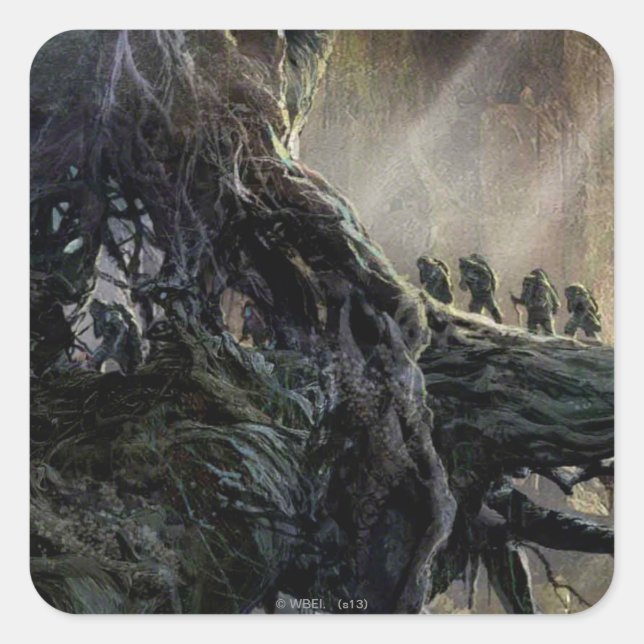 THE HOBBIT : DESOLATION OF SMAUG™ Concept Art Square Sticker (Front)